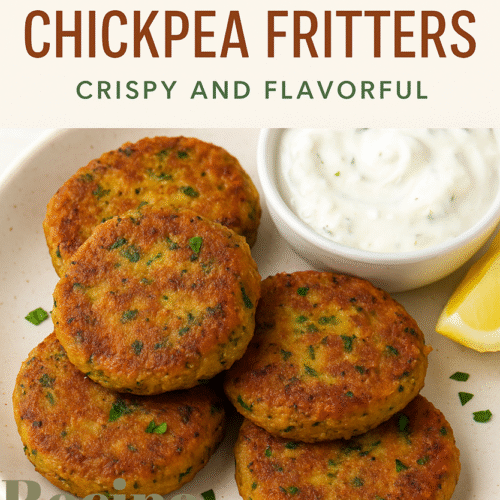 Cover image "Mediterranean Chickpea Fritters"