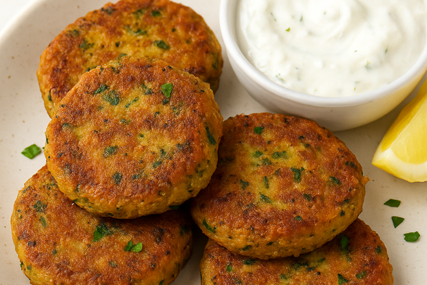 Mediterranean Chickpea Fritters