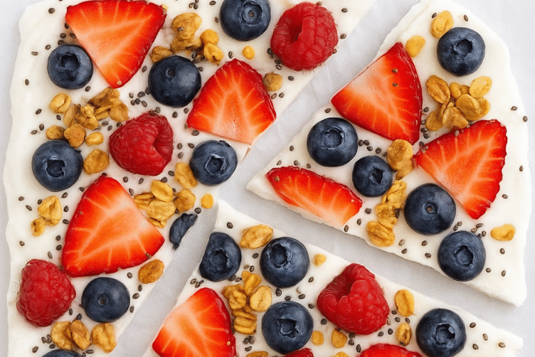 Frozen Yogurt Bark with Berries & Granola: How to Make it