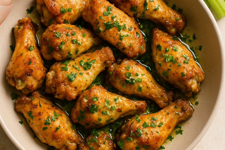 Garlic Air Fryer Chicken Wings: How to Make Them
